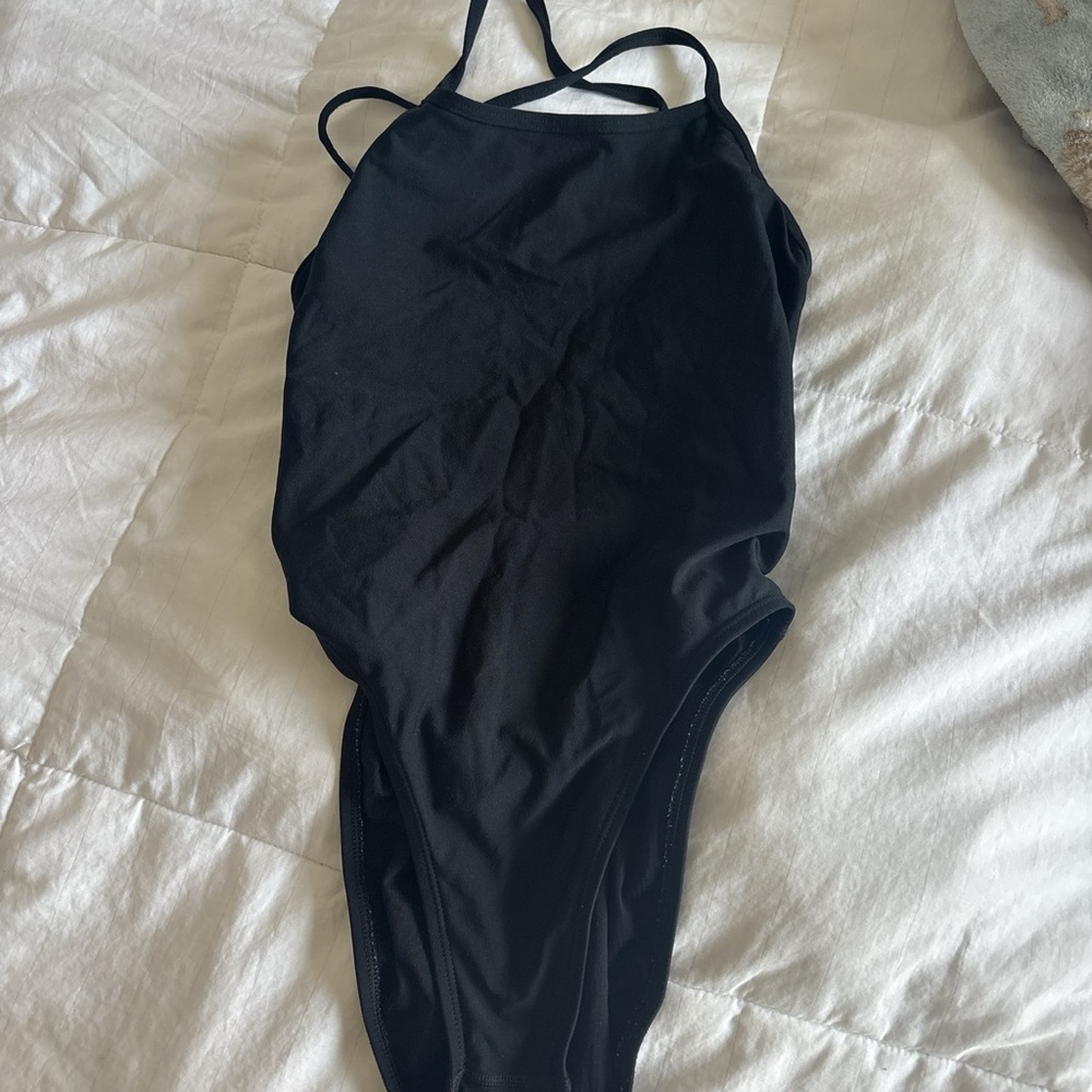 Black One-Piece Swimsuit